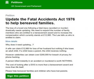 fatal-accident-act-petition-change-law